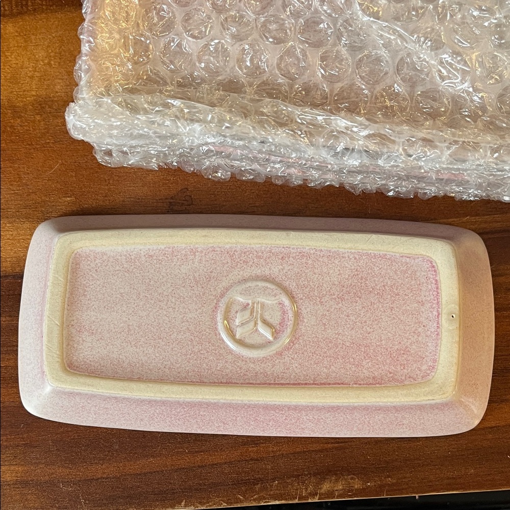 Vintage Ceramics Pink Tea Set with Bamboo Handle - Picture 11 of 14